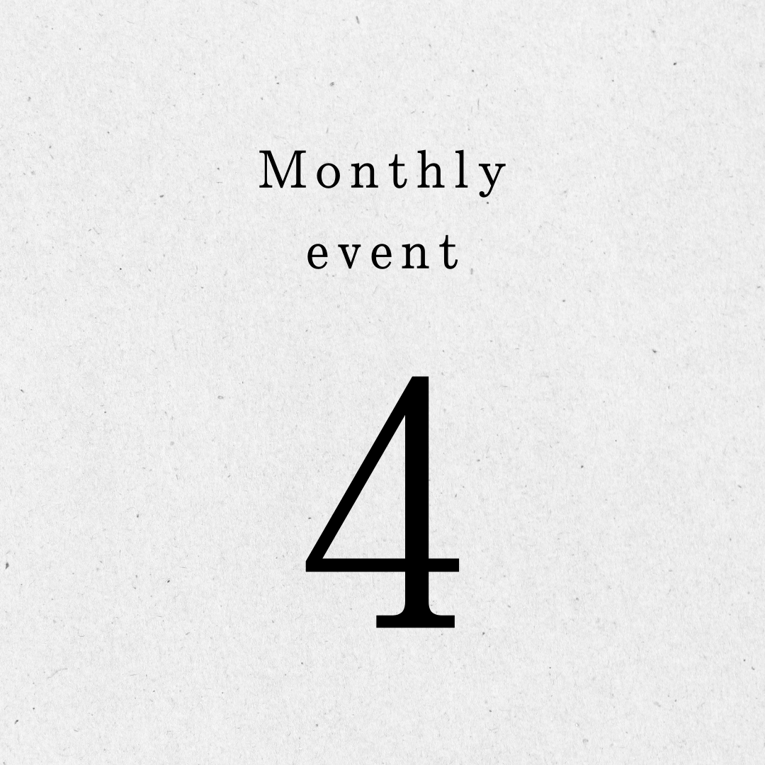 毎月開催【4月】monthly event！！