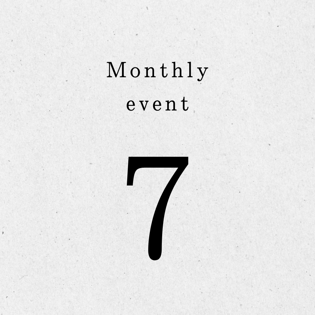 毎月開催【7月】monthly event！！