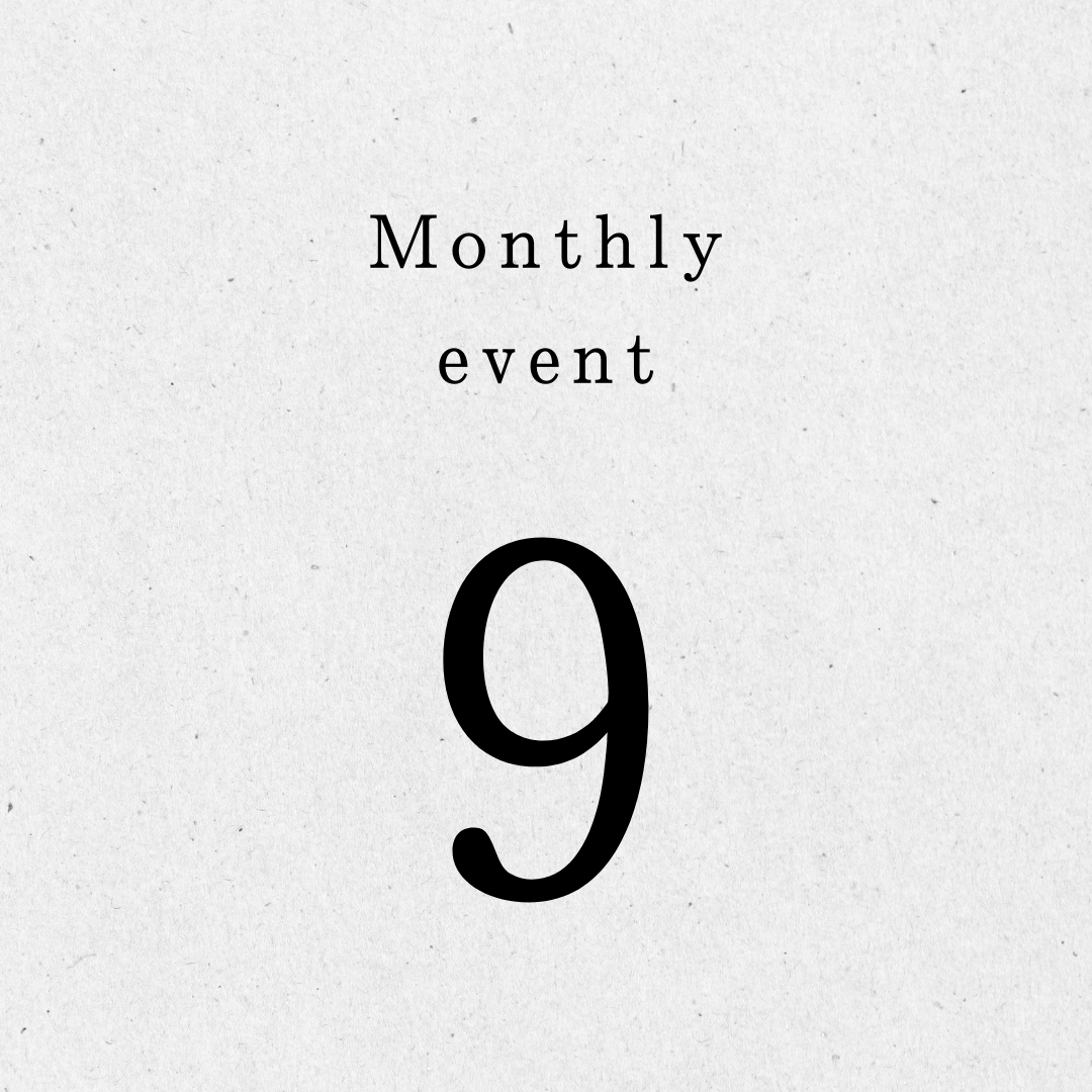 毎月開催【9月】monthly event！！
