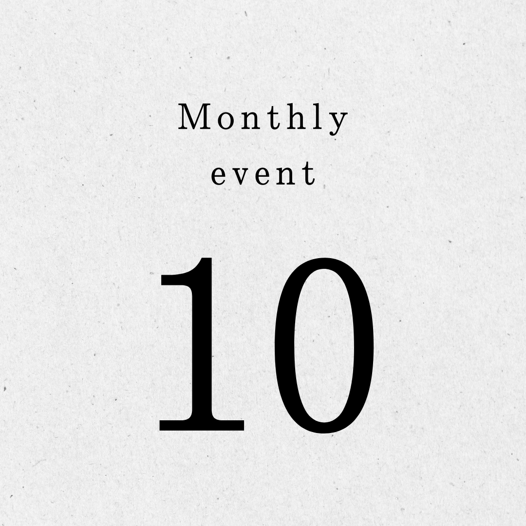 毎月開催【10月】monthly event！！