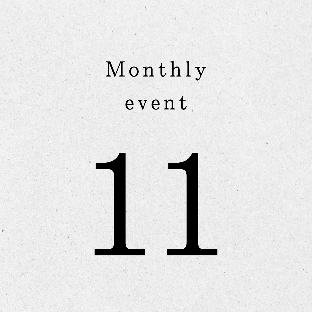 毎月開催【11月】monthly event！！