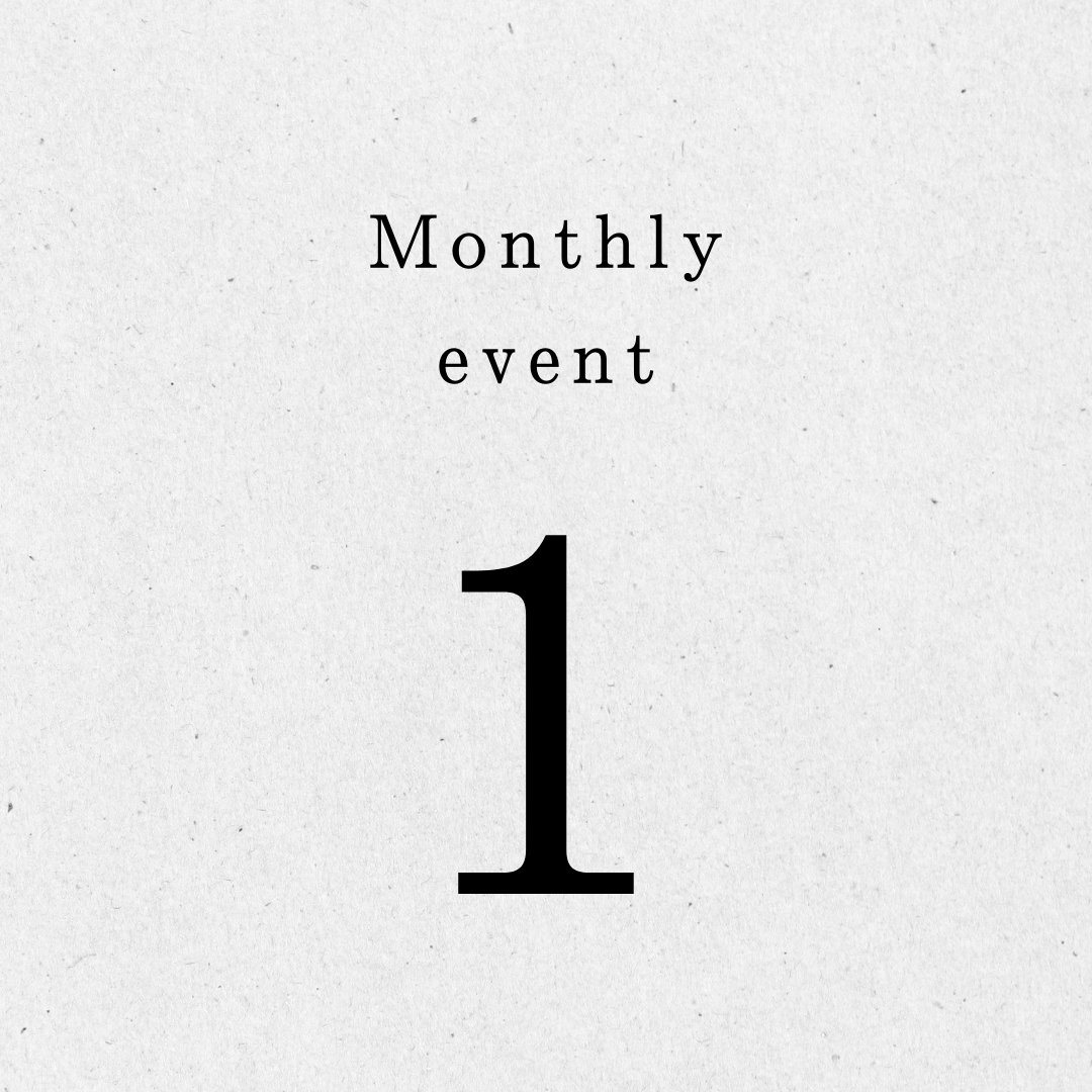 毎月開催【1月】monthly event！！